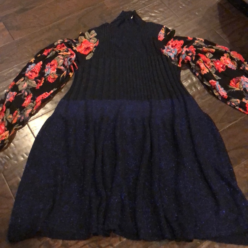 Free People Rose and Shine Sweater Dress